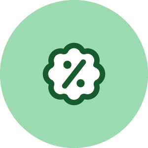 Icon_HDDW_Marketing Percentage icon